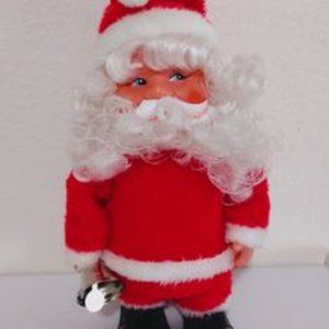 Vintage Action Santa with Electronic Music Plays Music Only